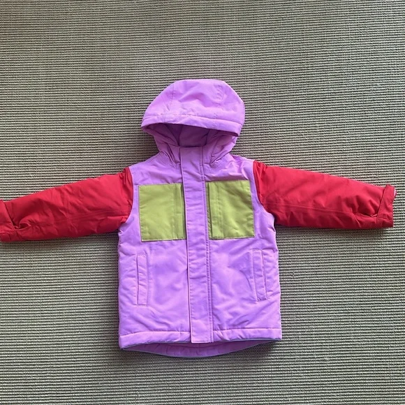 Hanna Anderson Colorblock Snow Jacket 4T - Picture 2 of 4